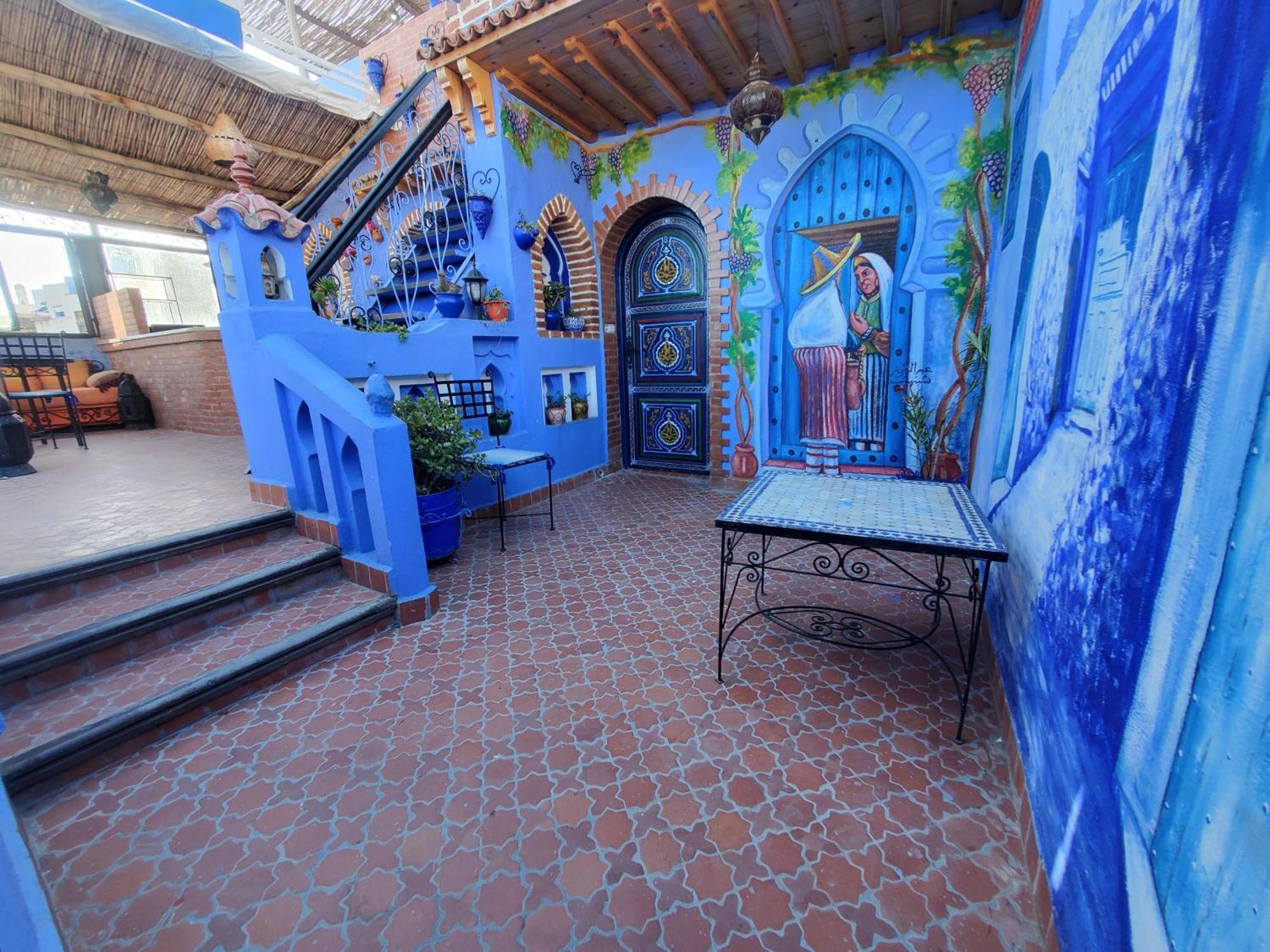 Hotel Dar ELBAKKALI Chefchaouen Exterior foto
